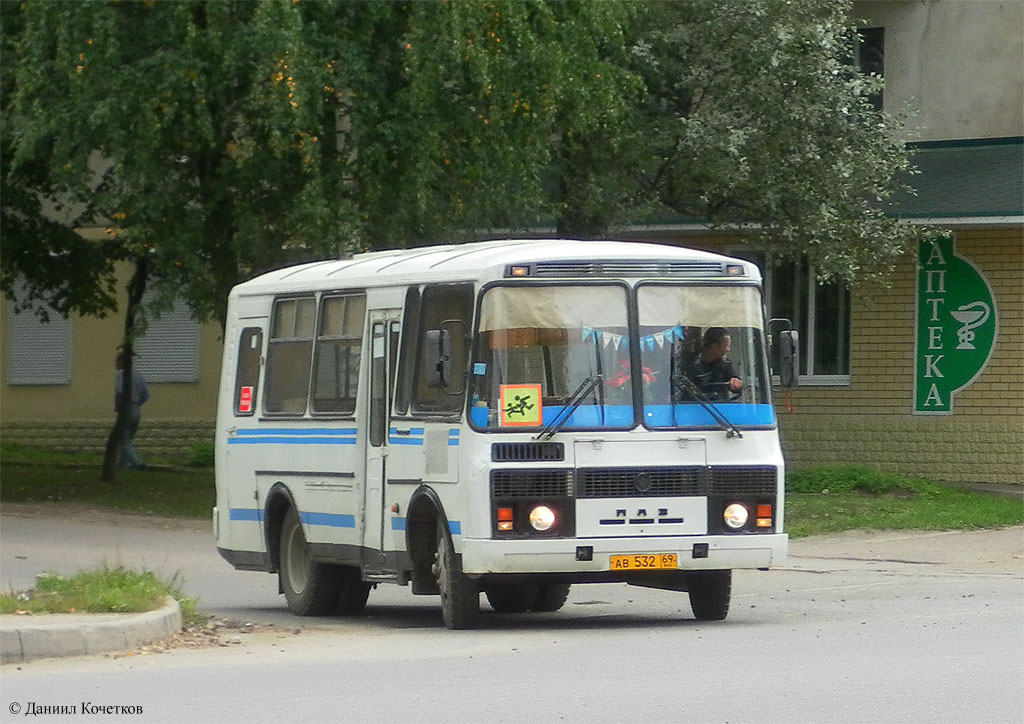 Тверская область, ПАЗ-3205-110 № АВ 532 69