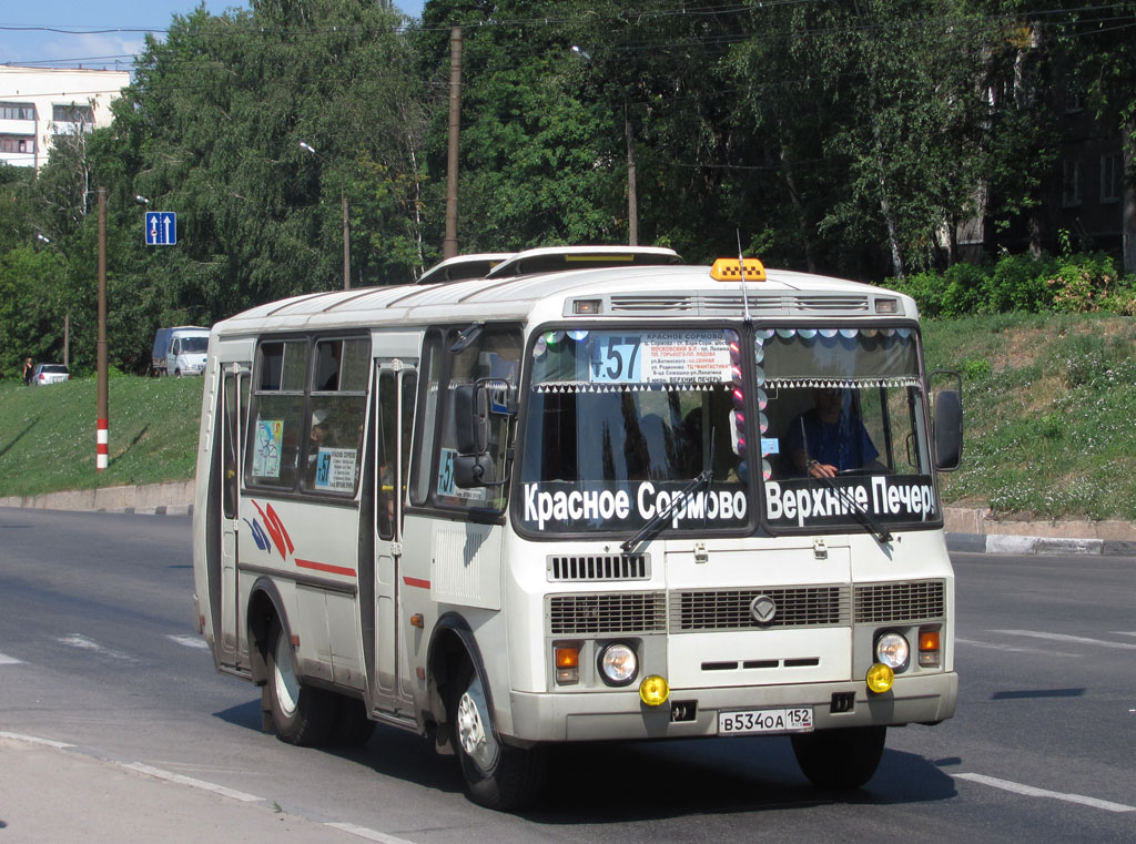 Нижегородская область, ПАЗ-32054 № В 534 ОА 152