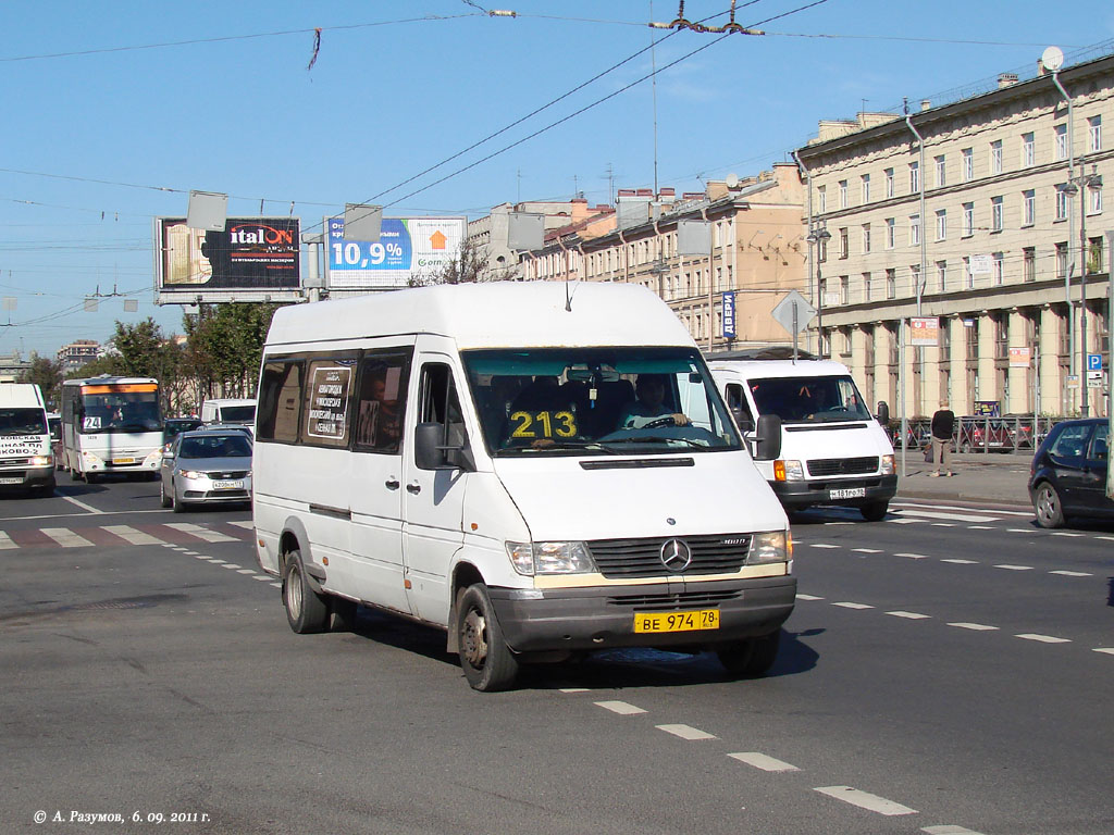 Санкт-Пецярбург, Mercedes-Benz Sprinter W904 408D № ВЕ 974 78