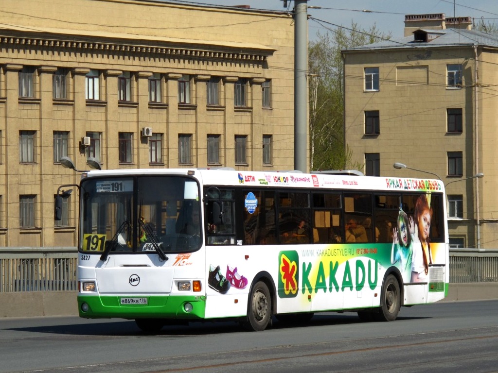 Санкт-Петербург, ЛиАЗ-5293.53 № 3427