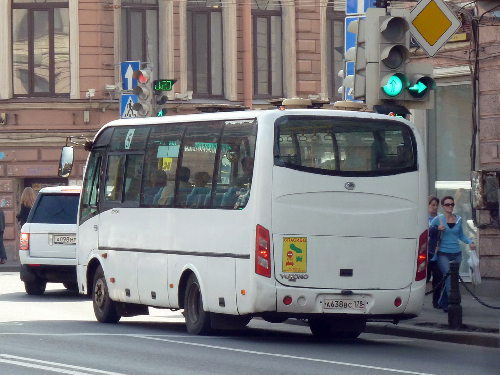 Санкт-Петербург, Yutong ZK6737D № А 638 ВС 178