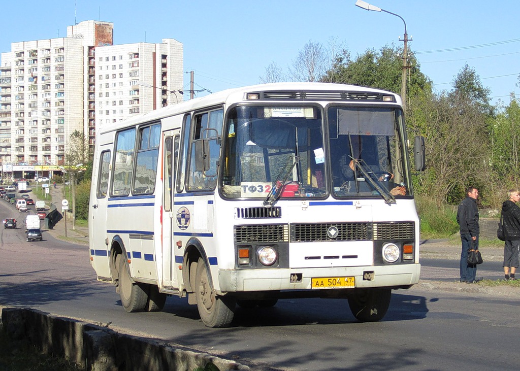 Ленинградская область, ПАЗ-32053 № АА 504 47