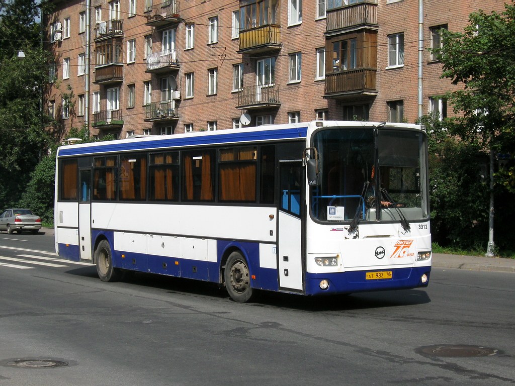 Санкт-Петербург, ЛиАЗ-5256.23-01 (ГолАЗ) № 3312