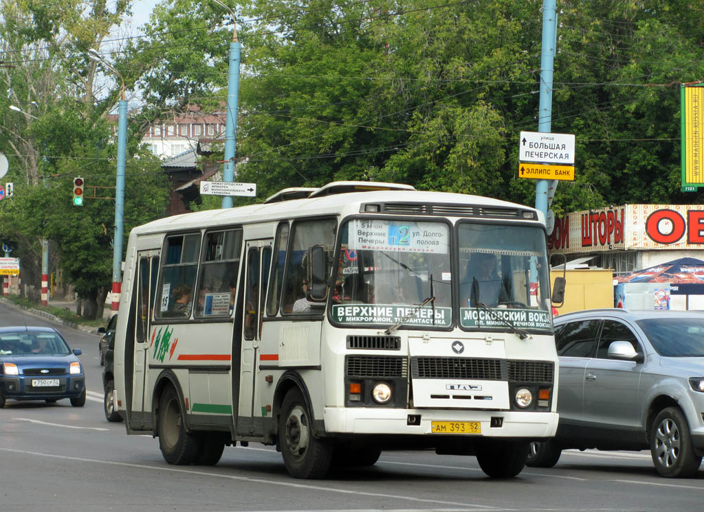 Нижегородская область, ПАЗ-32054 № АМ 393 52