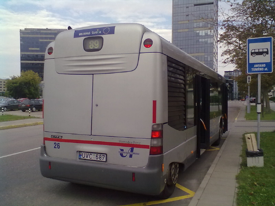 Литва, Mercedes-Benz O520 Cito (9,6m) № 026