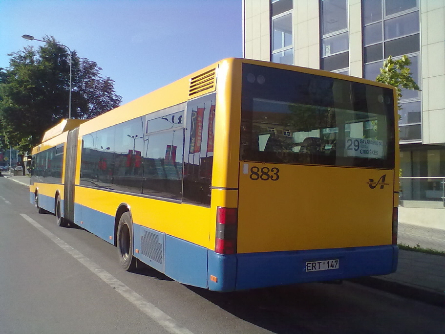 Литва, MAN A23 NG313 CNG № 883