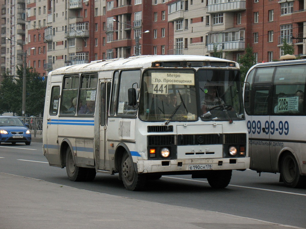 Санкт-Петербург, ПАЗ-3205-110 КТ-201Б № Е 190 СН 178