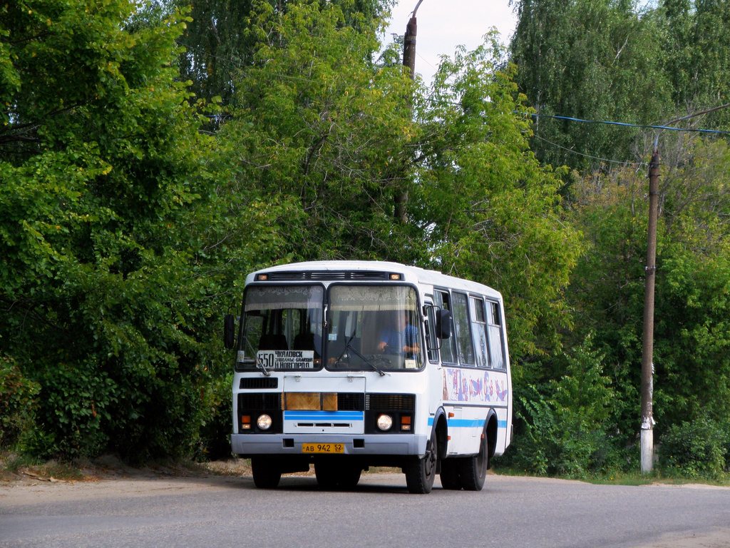 Нижегородская область, ПАЗ-3205 (00) № АВ 942 52