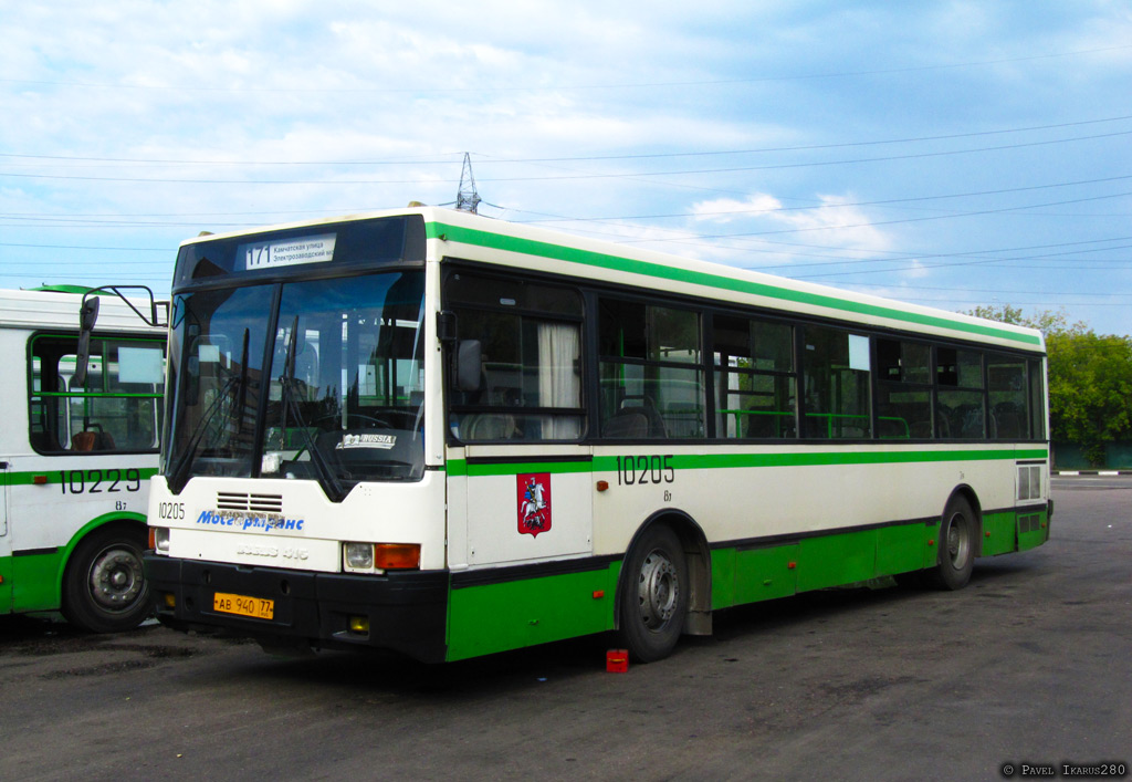 Moscow, Ikarus 415.33 # 10205