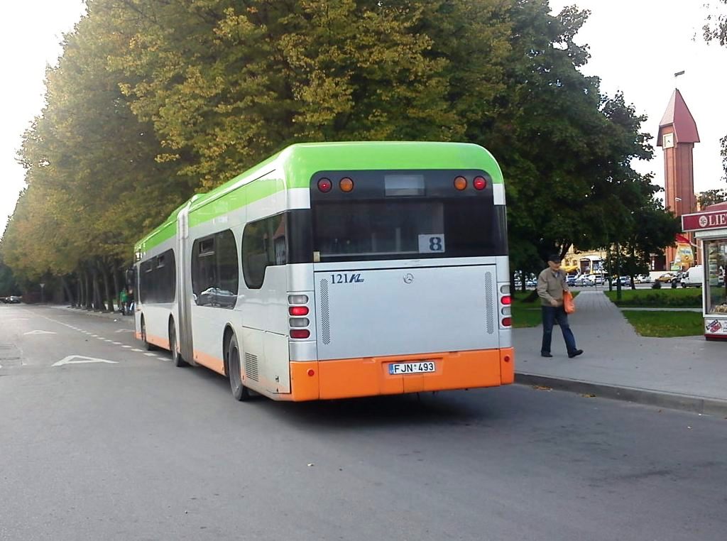 Литва, Mercedes-Benz O530G Irvine Citaro G CNG № 121