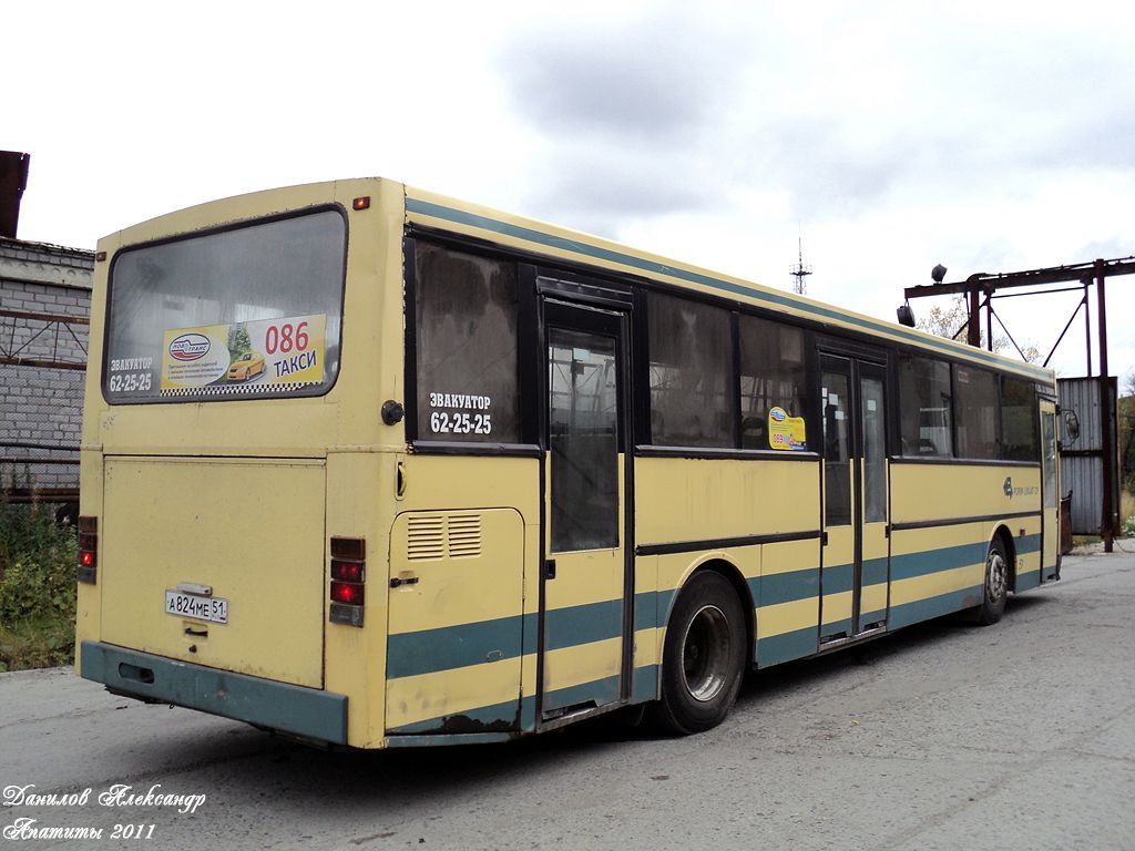 Murmansk region, Ajokki City # А 824 МЕ 51