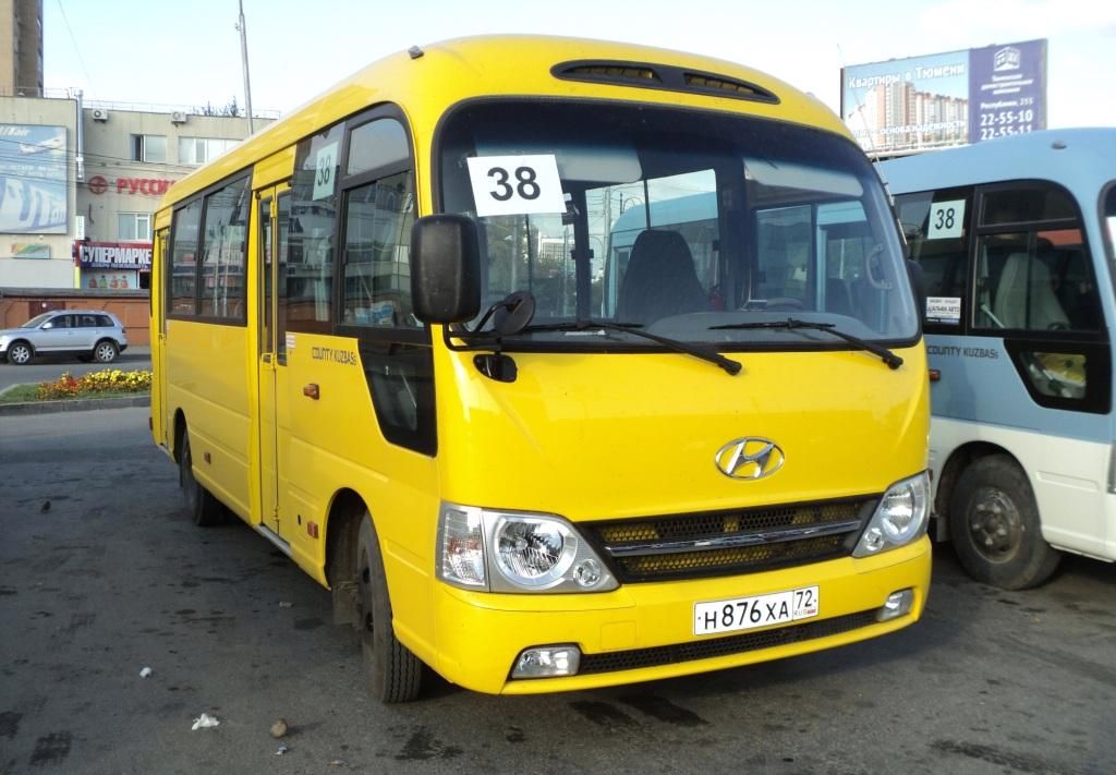 Тюменская область, Hyundai County Kuzbass № Н 876 ХА 72