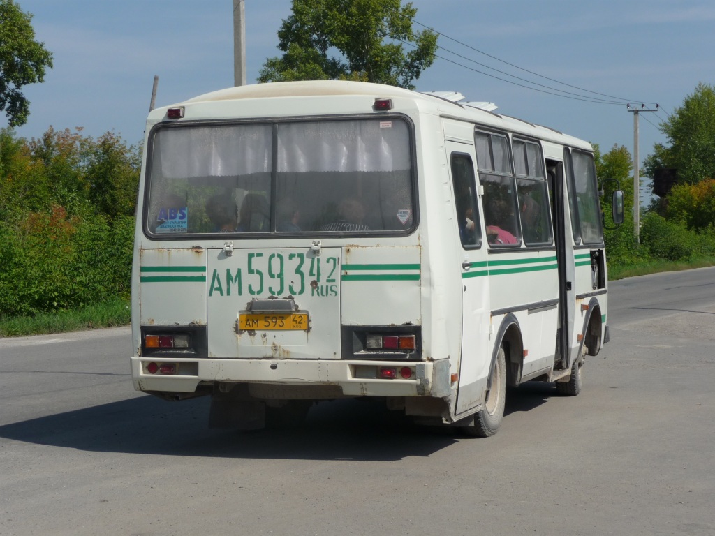 Кемеровская область - Кузбасс, ПАЗ-32053 № АМ 593 42