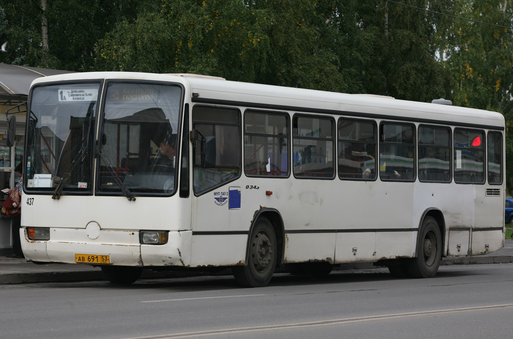 Новгородская область, Mercedes-Benz O345 № 437