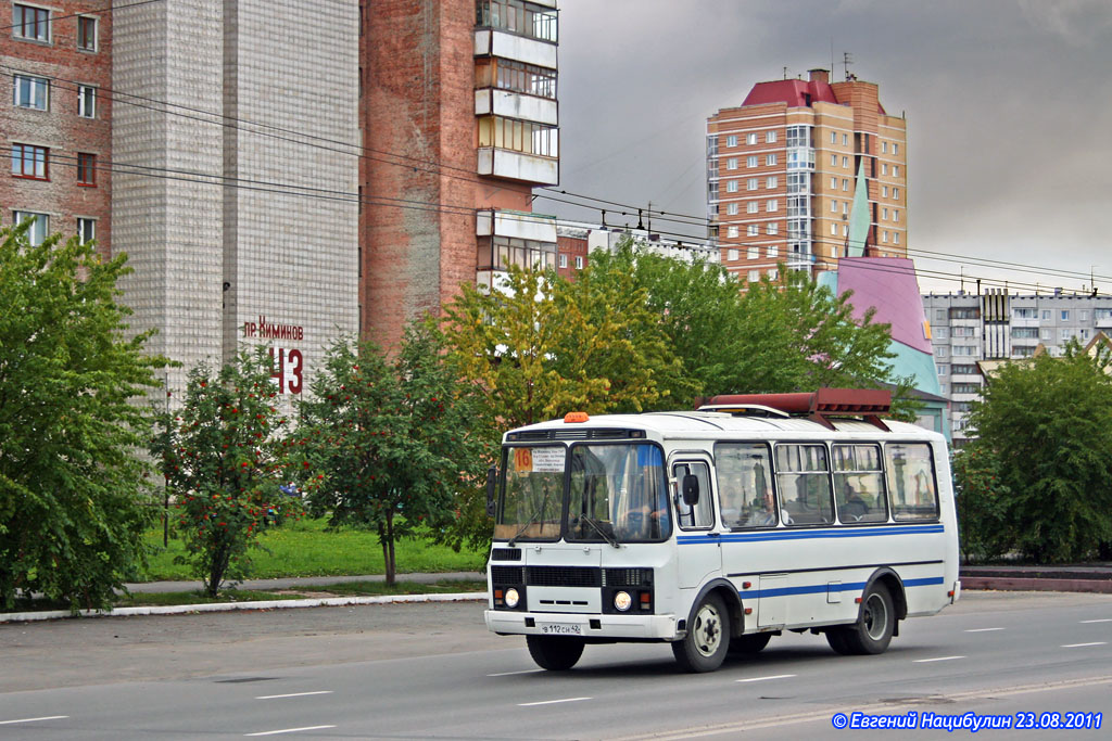 Кемеровская область - Кузбасс, ПАЗ-32054 № В 112 СН 42