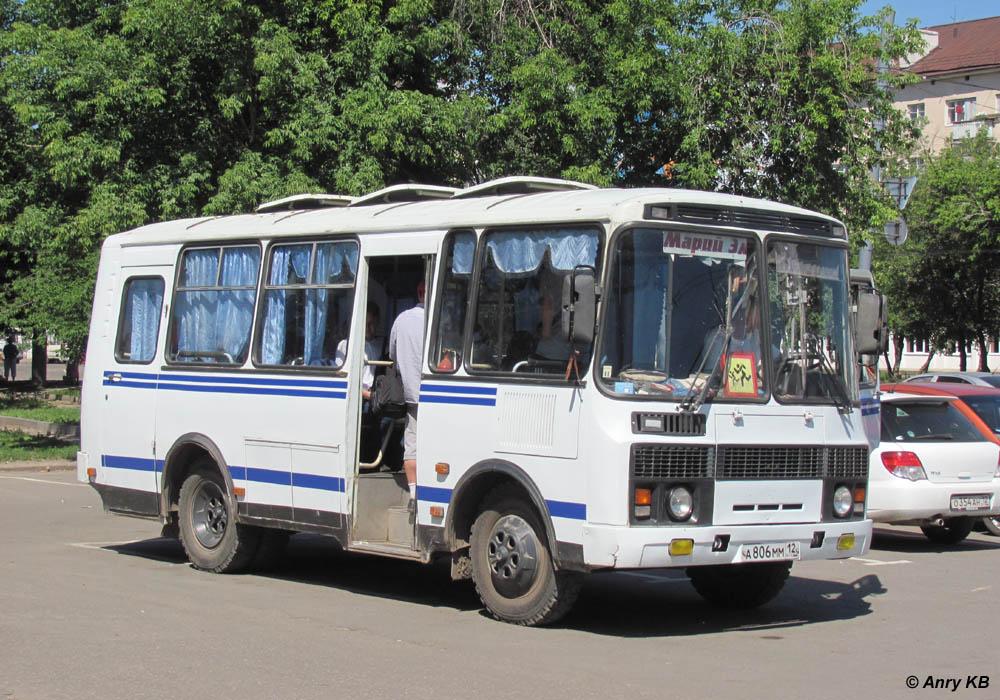 Марий Эл, ПАЗ-3205-110 № А 806 ММ 12