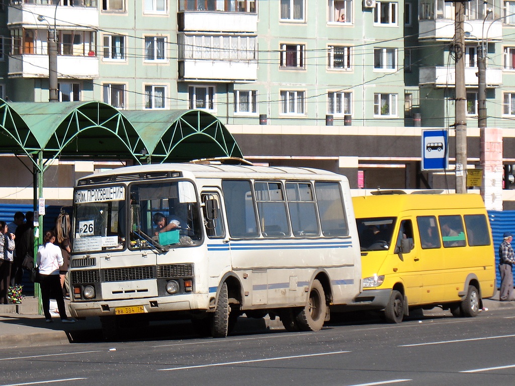 Санкт-Петербург, ПАЗ-32053 № ВВ 384 78