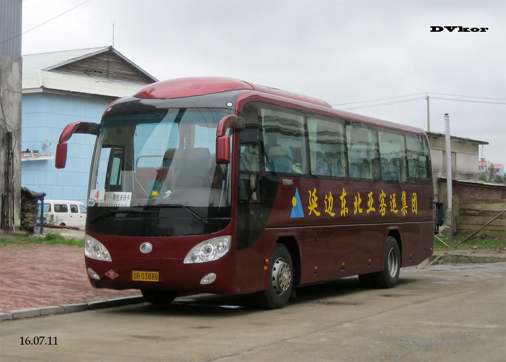 Китай, Yutong ZK6108HB № 吉H 03888