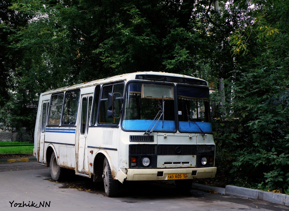 Нижегородская область, ПАЗ-32054 № АО 605 52