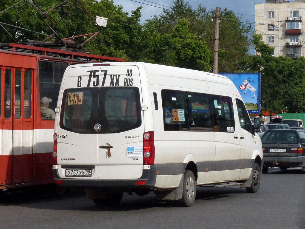 Санкт-Петербург, БТД-2219 (Volkswagen Crafter) № В 757 ХХ 98