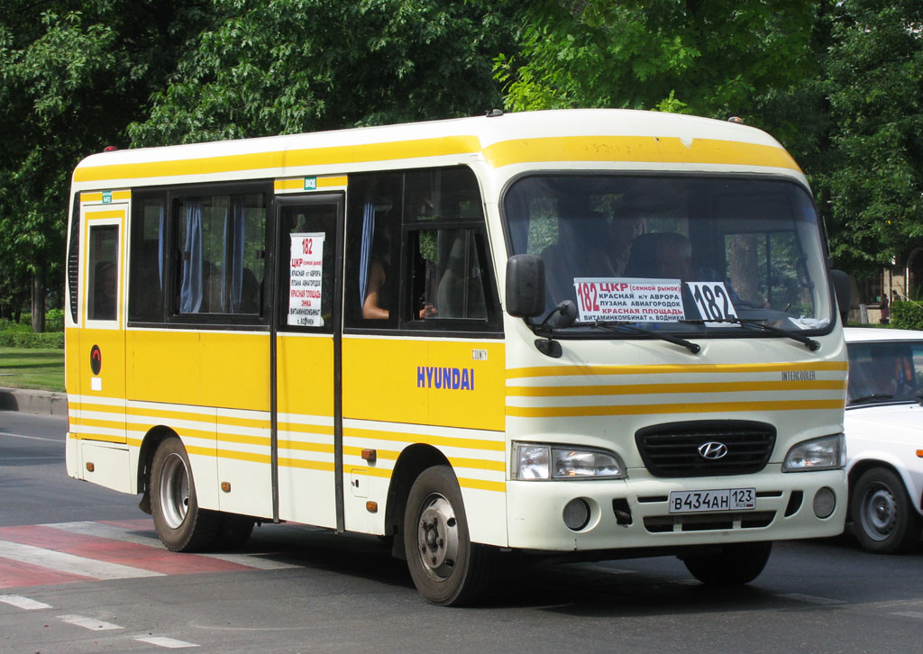 Krasnodar region, Hyundai County SWB (RZGA) Nr. В 434 АН 123