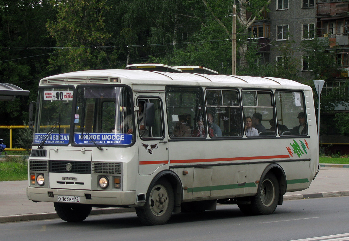 Нижегородская область, ПАЗ-32054 № Х 163 РЕ 52