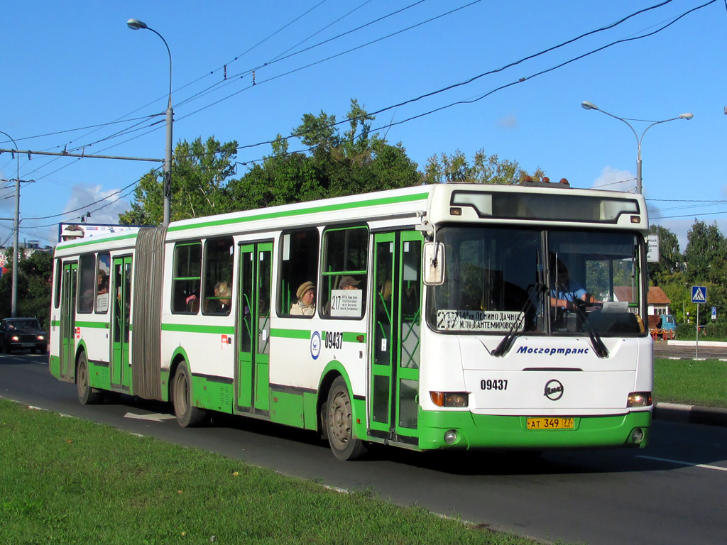 Москва, ЛиАЗ-6212.01 № 09437