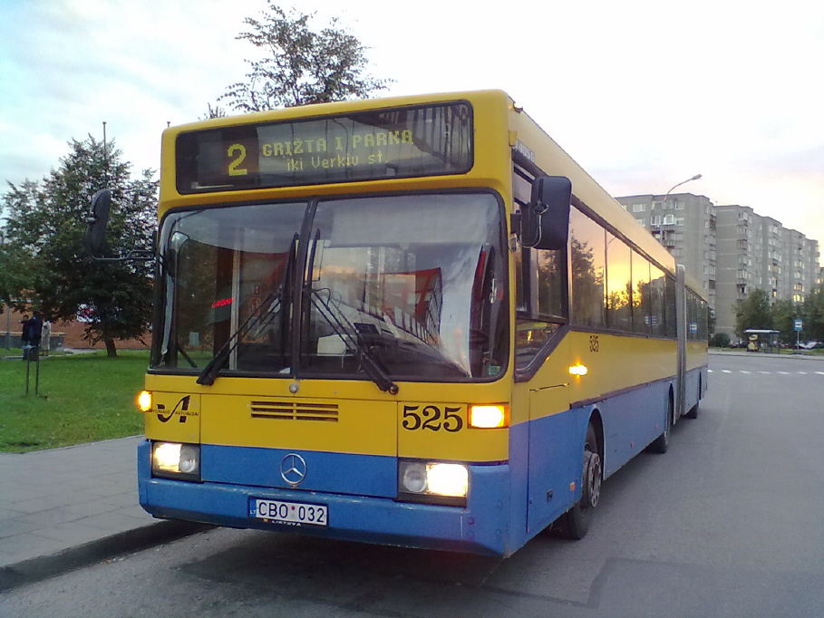 Литва, Mercedes-Benz O405G № 525