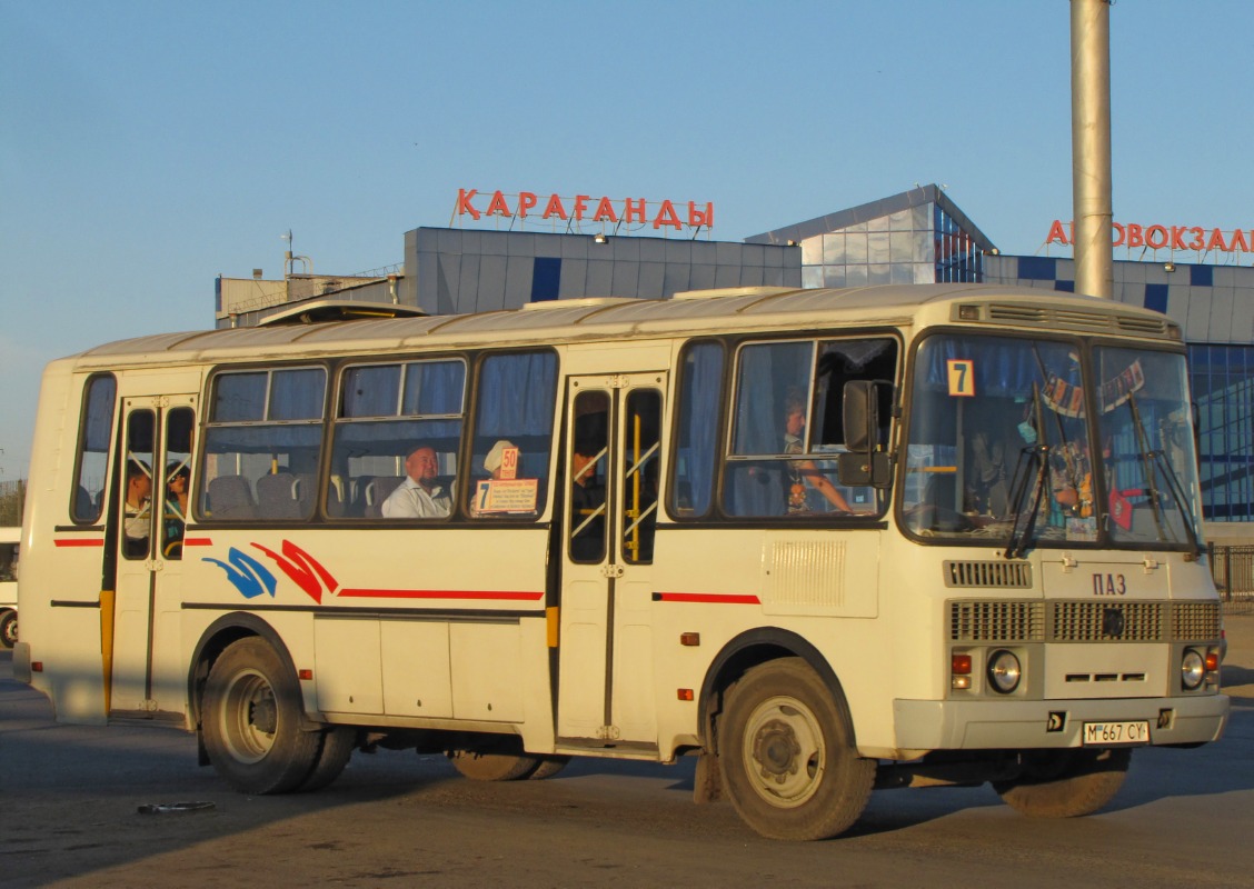 Карагандинская область, ПАЗ-4234 № M 667 CY