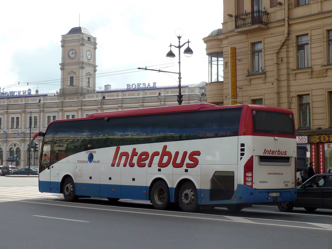 Швеция, Volvo 9900 № BEX 384