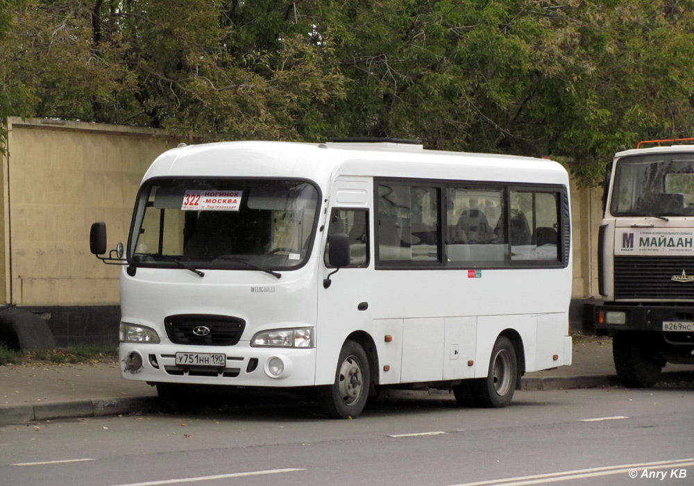 Московская область, Hyundai County SWB (группа ТагАЗ) № У 751 НН 190