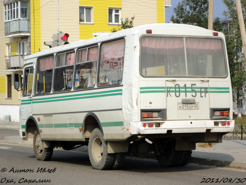 Сахалинская область, ПАЗ-3206-110 № К 015 ЕР 65