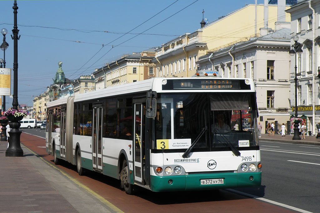 Санкт-Петербург, ЛиАЗ-6213.20 № 7498