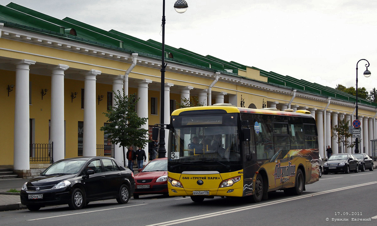 Санкт-Петербург, Yutong ZK6852HG № В 443 АР 178