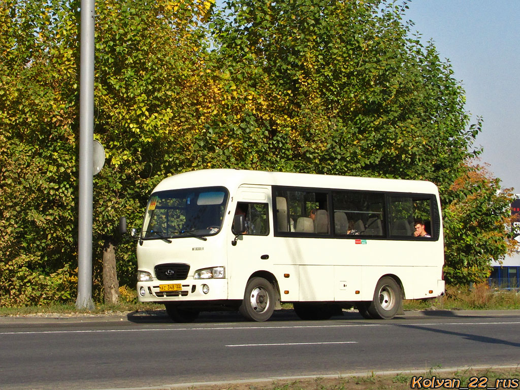 Алтайский край, Hyundai County SWB (РЗГА) № АС 348 22