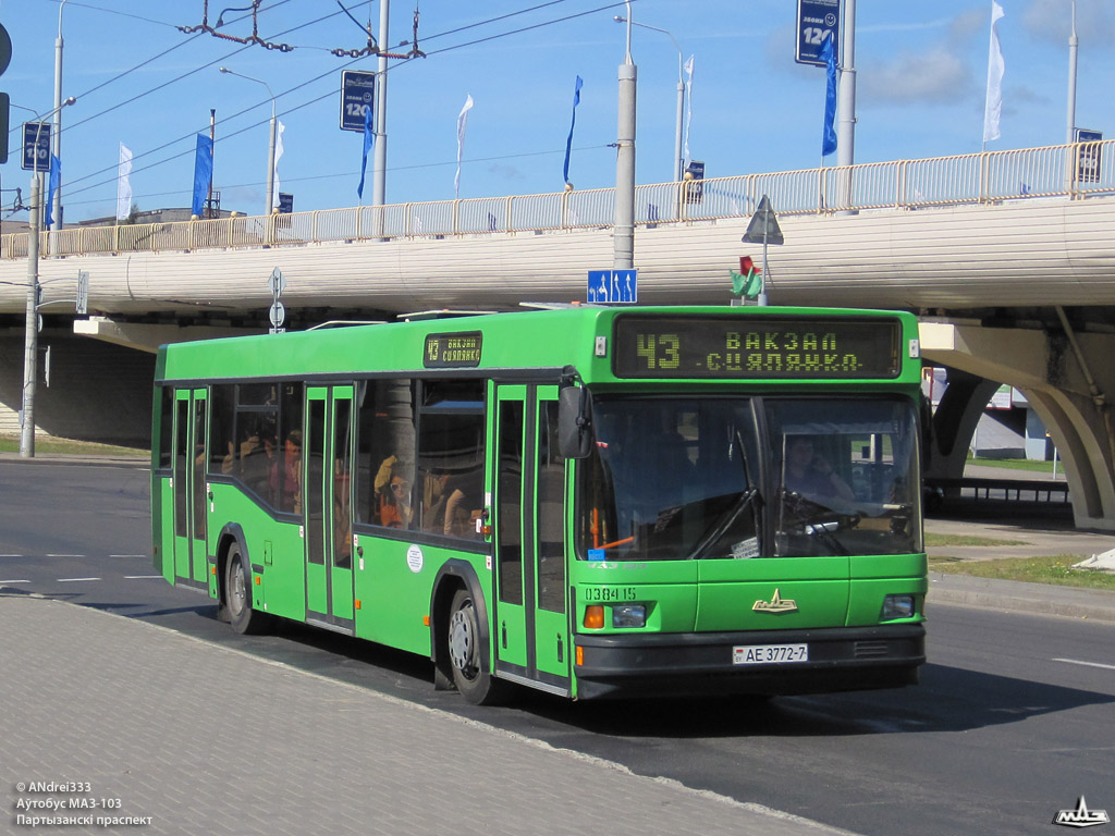 Minsk, MAZ-103.065 Nr. 038415