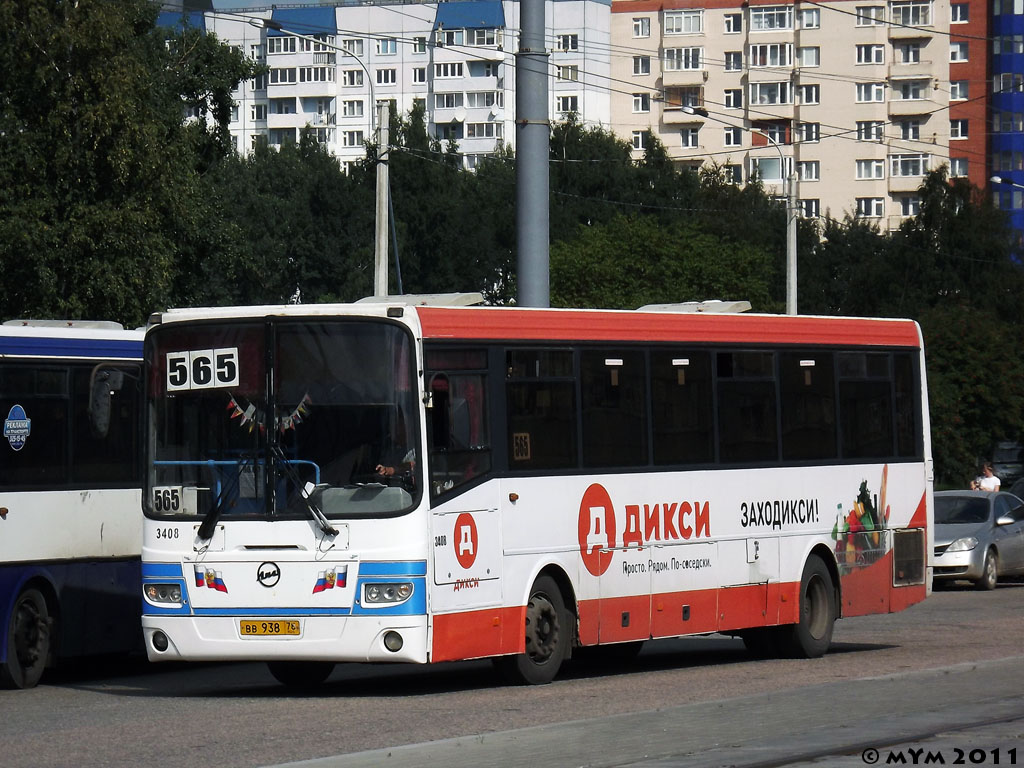 Санкт-Петербург, ЛиАЗ-5256.23-01 (ГолАЗ) № 3408