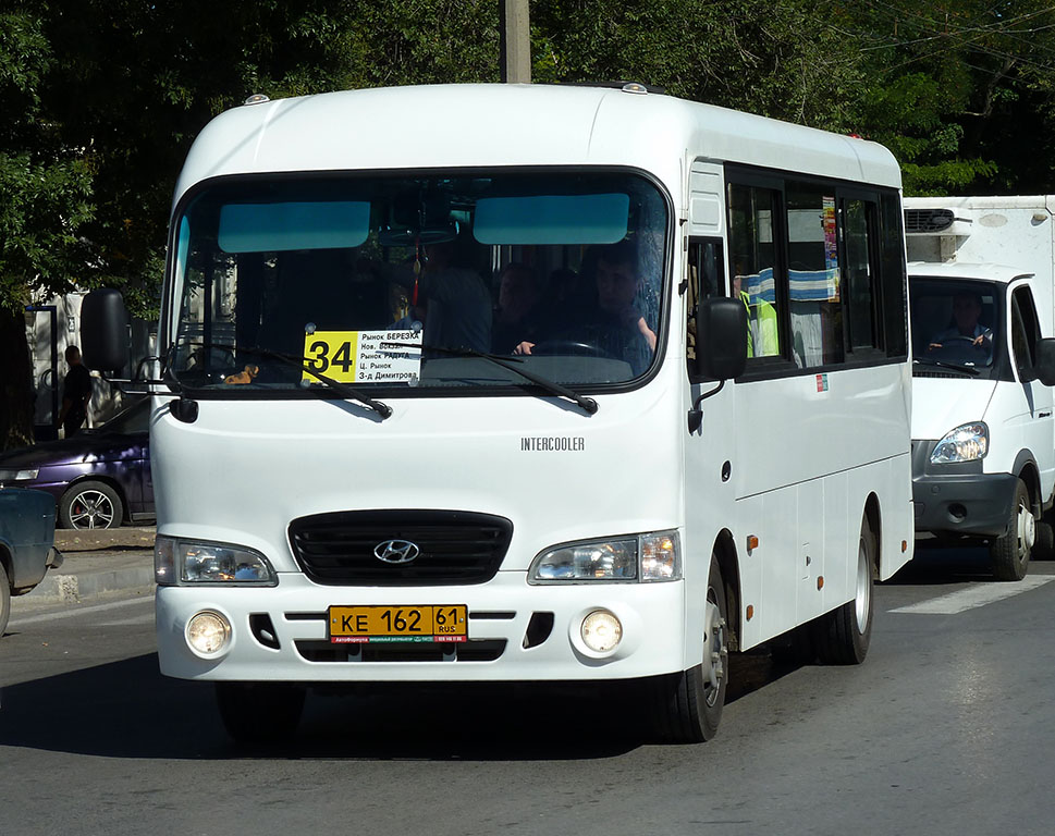 Ростовская область, Hyundai County LWB C09 (ТагАЗ) № КЕ 162 61