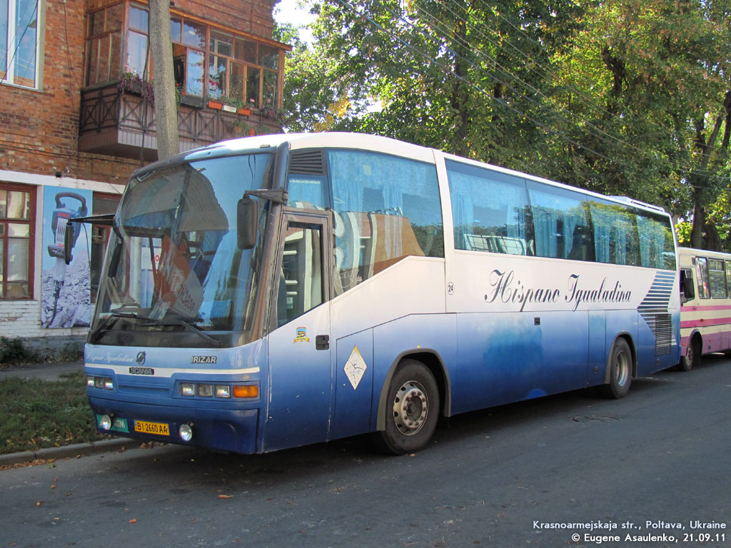 Полтавская область, Irizar Century 12.35 № BI 2660 AA