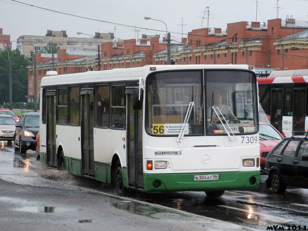 Санкт-Петербург, ЛиАЗ-5256.25 № 7309