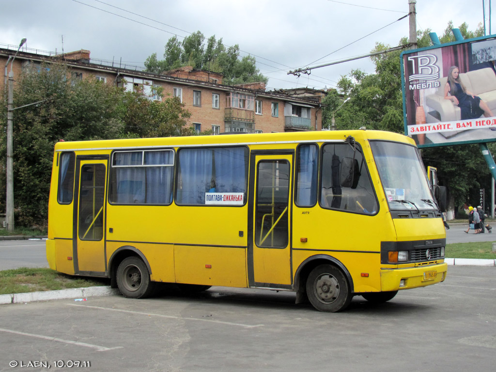 Полтавская область, БАЗ-А079.14 "Подснежник" № BI 0965 AA