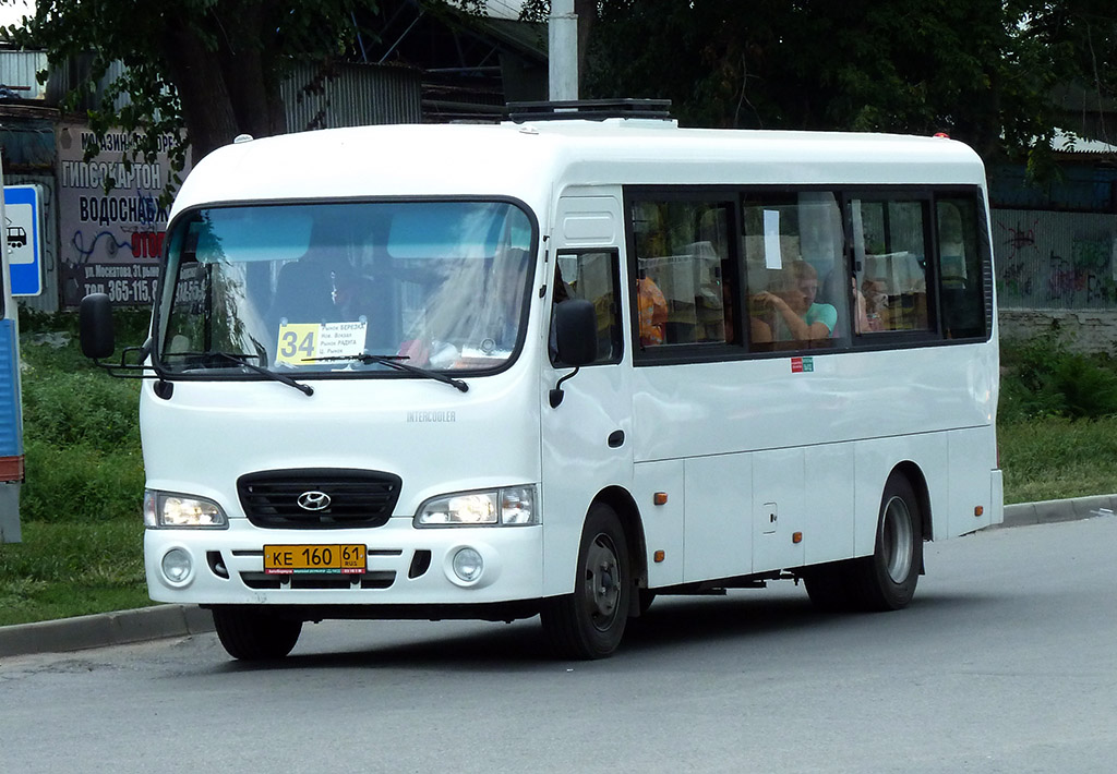 Ростовская область, Hyundai County LWB C09 (ТагАЗ) № КЕ 160 61