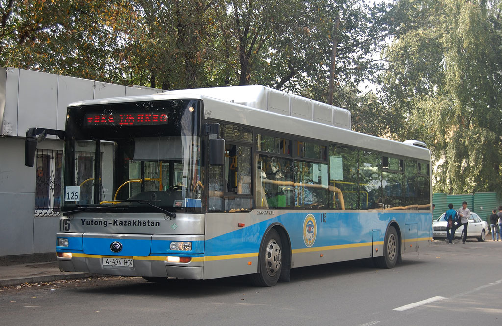 Алматы, Yutong ZK6120HGM № 115