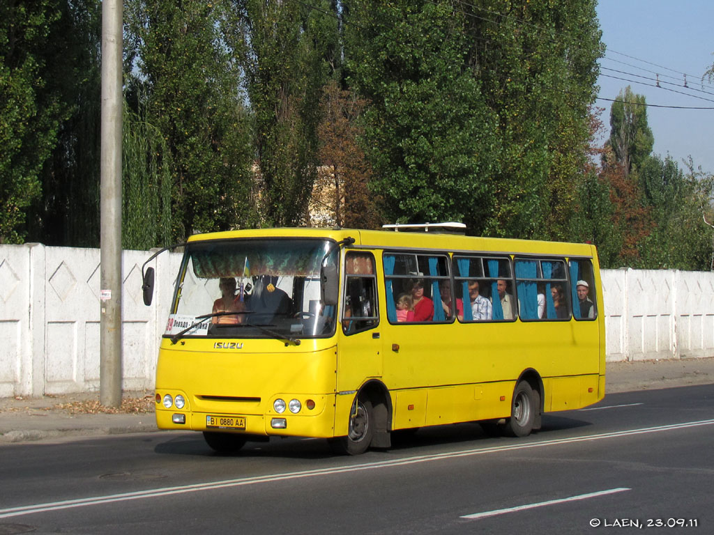 Полтавская область, Богдан А09202 (ЛуАЗ) № BI 0880 AA