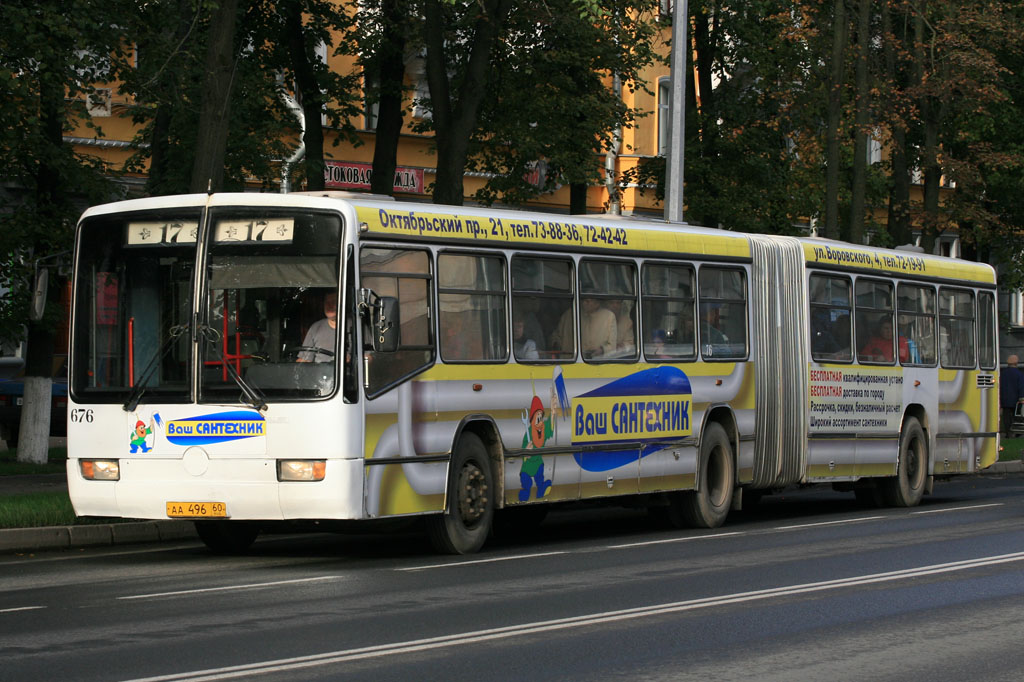 Псковская область, Mercedes-Benz O345G № 676