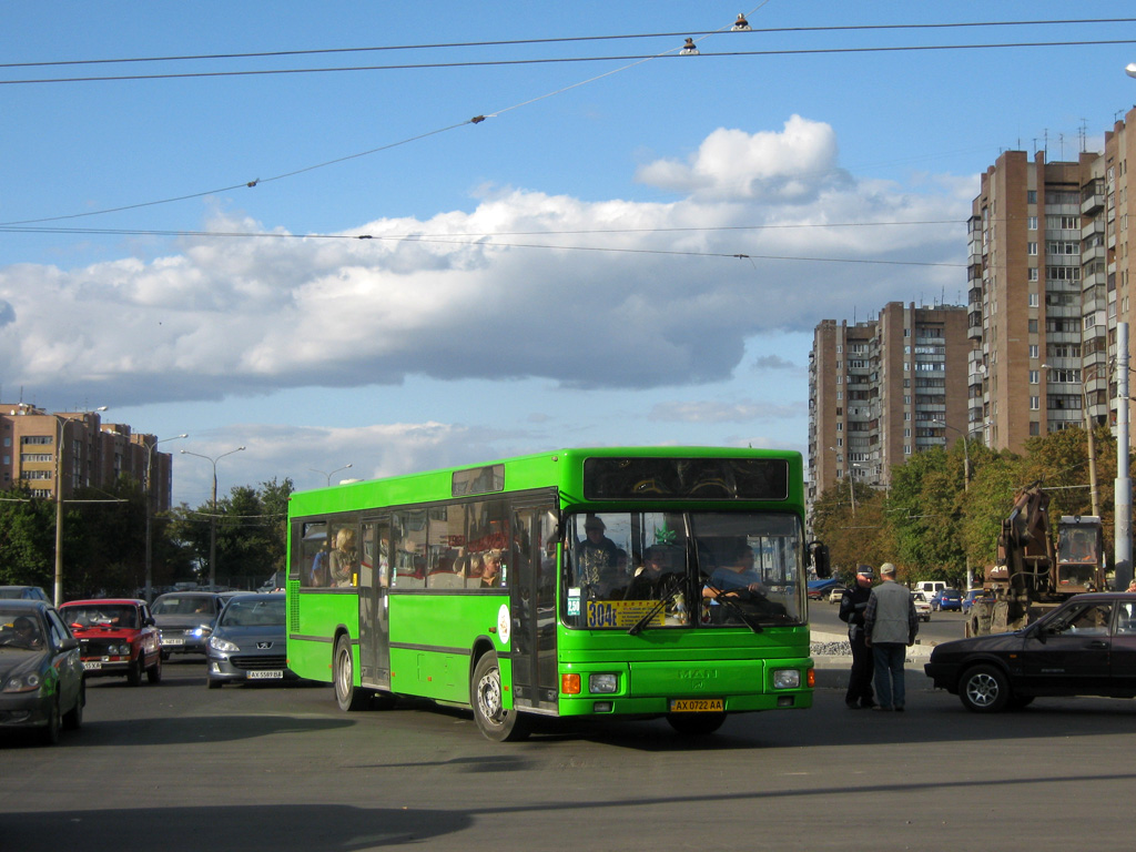 Харьковская область, MAN A12 EL202 № AX 0722 AA