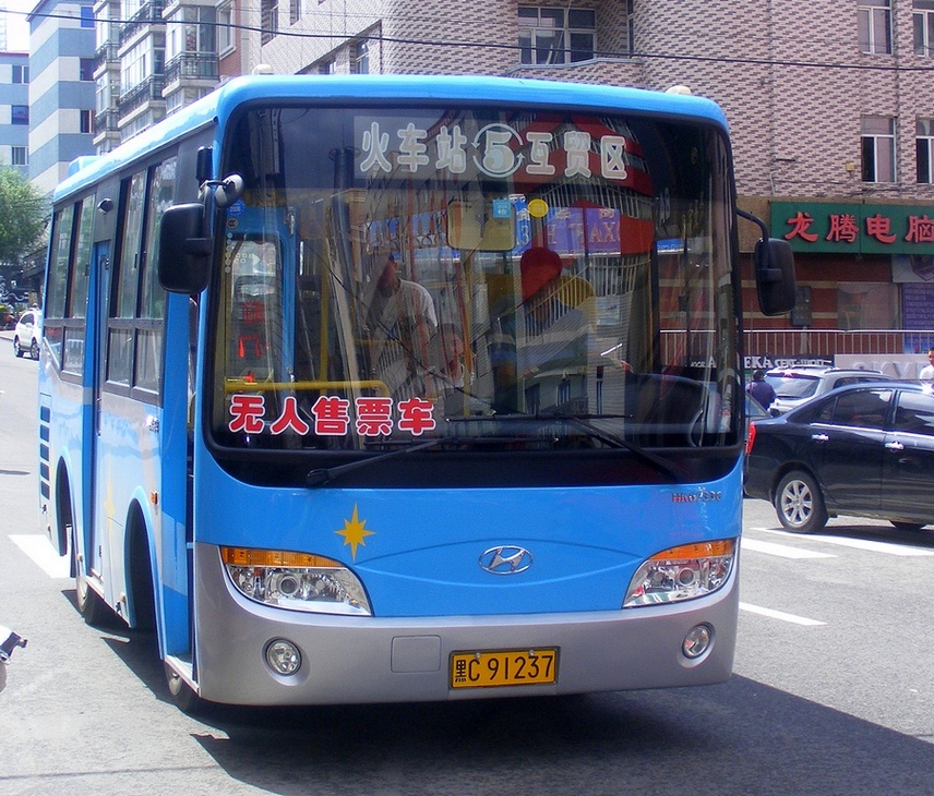 Китай, Heke JAC HK6733G № 黑C 91237