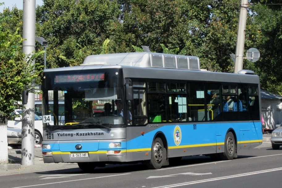 Алматы, Yutong ZK6120HGM № 181