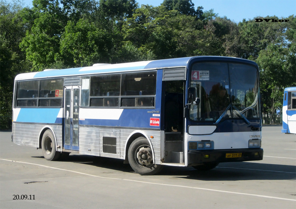Приморский край, Hyundai AeroCity 520 № АР 011 25
