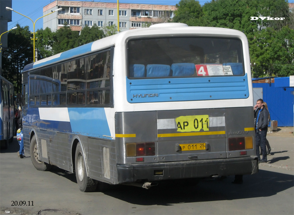 Приморский край, Hyundai AeroCity 520 № АР 011 25